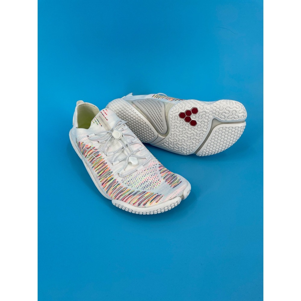 Vivobarefoot Motus Flex Womens EU 39 US 8.5 NWOB Rainbow White Space Dye